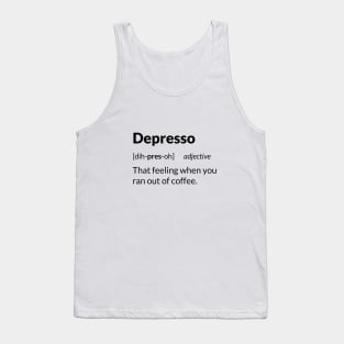 Depresso Tank Top